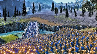 Massive Invasion Of 100.000 Orcs of the Misty Mountain | Castle Siege - UEBS | BATTLE SIMULATOR