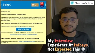 Watch This Before Applying At Infosys - My Interview Experience At Infosys | Not Expected This 😡