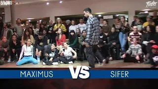 SNIPES FUNKIN STYLEZ 2019 - MATM Freestyle Best 16 - MAXIMUS vs. SIFER