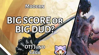 BIG SCORE or BIG DUD? | OTJ Jund Saga | Modern | MTGO