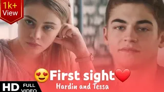 ❤Love at first sight😍 | 💖Hardin and tessa WhatsApp status❤ | Eyelock scene | Jony |