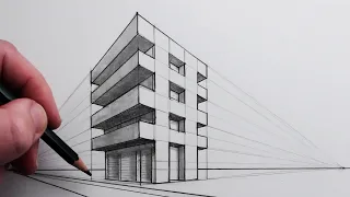 How to Draw Buildings using Two-Point Perspective