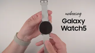 Samsung Galaxy Watch 5 Unboxing (44mm Silver)