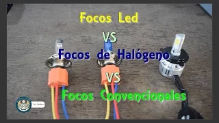 Comparativo entre focos led, focos de halógeno y focos convencionales para motocicletas