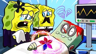 SORRY SANDY! -VERY SAD STORY 😥- Animation | SPONGEBOB ANIMATION COMPLETE EDITION | SLIME CAT 1