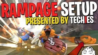 The Techies Rampage Setup - DotA 2 Funny Moments