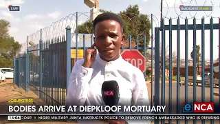 Joburg Fire | Bodies arrive at Diepkloof mortuary