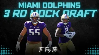 Miami Dolphins 2024 3 Round NFL Mock Draft | The Tracy Take