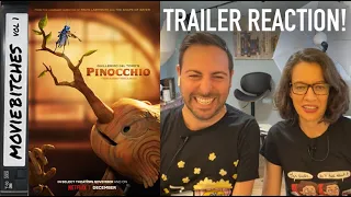 Pinocchio (Guillermo Del Toro) | Trailer Reaction | MovieBitches