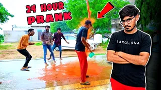 24 HOUR-PRANKs ON AMIT | Gone Extreme  #prank #crazyxyz