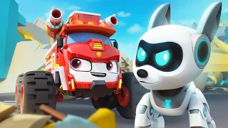 Rescue Robot Dog🐾 | Earthquake Rescue Team | Monster Truck | Kids Songs | BabyBus - Cars World