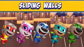 Talking Tom Hero Dash - All Hero Funny in Sliding Walls Android, iOS Gameplay