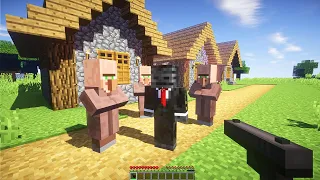 I SAVED THE VILLAGERS FROM GROX In Minecraft ! Tax Season For The Villagers