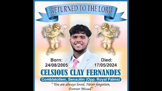 Funeral Mass||Celsious Clay Fernandes||19 May 2024||Holy Trinity Church||Benaulim
