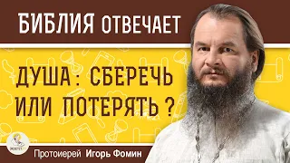 Кто хочет сберечь душу свою, тот потеряет ее.  Протоиерей Игорь Фомин