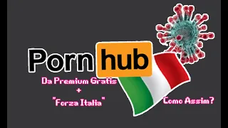 PORNHUB dando um mês de PREMIUM grátis para a Itália