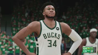 CELTICS vs BUCKS FULL GAME 7 HIGHLIGHTS NBA 2K22 Next Gen Simulation