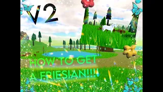 How To Find A *FRIESIAN* UPDATED V2 Wild Horse Islands (Roblox)