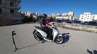 Exhaust sound of HONDA SH150 scooter 2024