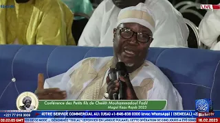 Discours Serigne Modou Mamoune Ibn S.Fallou | Conférence des petits fils :Magal Kazu Rajab 2023