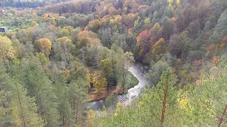 Vilnia river part 3  Pavilnius park Lithuania/Река Вильня часть 3 Павильнюсский парк/Литва 10.2020