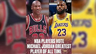 Current NBA Players Vote Jordan The GOAT‼️