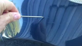 How to remove scratch from car paint permanently.