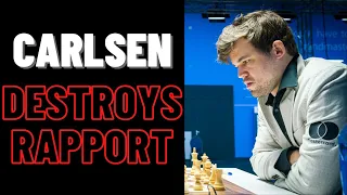 Magnus Carlsen destroys Richard Rapport!