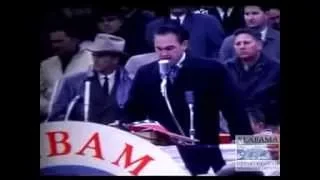 George Wallace "Segregation Forever" Speech