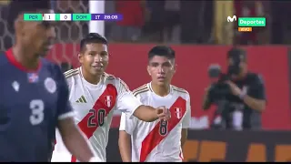 PERÚ vs. R. DOMINICANA: disparo de EDISON FLORES que salió desviado | AMISTOSO INTERNACIONAL 🇵🇪⚽️🇩🇴