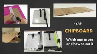 Chipboard for cartonnage, scrapbooking, bookbinding projects: which one to use and how to cut it