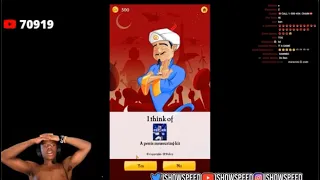 IShowSpeed Plays Akinator On Stream (Hilarious)