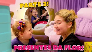 A MARIA FLOR ABRIU OS PRESENTES DE ANIVERSÁRIO!!! PARTE 3