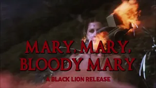 Mary, Mary, Bloody Mary 1975 promo spot trailer horror