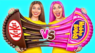 Desafío Comida de Chicle vs de Chocolate | Situaciones Divertidas por Multi DO Challenge