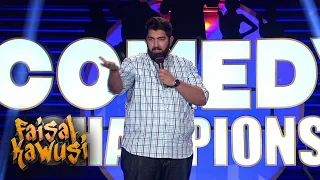 Code Fettsack: Faisals Erlebnis als Flugpassagier | Comedy Champions | Faisal Kawusi live