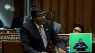Fijian Minister for Agriculture, Waterways and Environment delivers Ministerial Statement