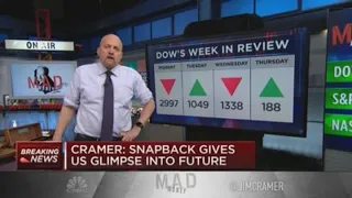 Jim Cramer: Thursday's 'snapback' gives investors 'a glimpse into the future'