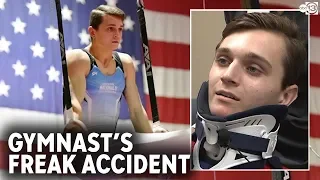Freak accident leaves competitive gymnast disabled