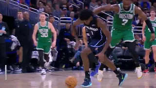 Jonathan Isaac hits the three then picks the pocket of Jaylen Brown in return || 22-23 season