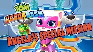 TALKING TOM HERO DASH - Gameplay Walkthrough Part 1 iOS / Android - Angela's Special Missions