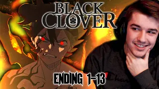 Black Clover Endings 1-13 || Reaction & Discussion