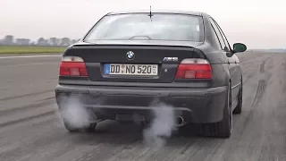 900HP BMW M5 E39 V8 Supercharged 1/2 Mile Drag Race Accelerations