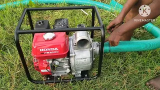 HONDA WB30XD 3X3 water pump on field