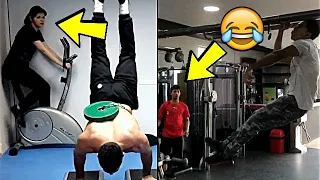 Scaring People At The Gym With Calisthenics *Priceless Reactions* 😅💪