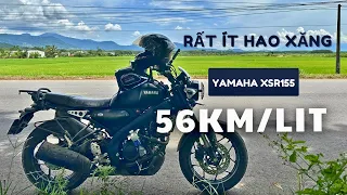 Yamaha XSR155 rất tiết kiệm xăng | XSR155 đi đường đèo với 1 lít xăng đi được 56km