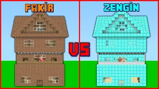 FAKİR GÜVENLİ EV VS ZENGİN GÜVENLİ EV! 😱 - Minecraft