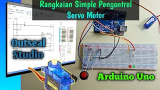 Tutorial PLC Arduino‼️Rangkaian On Off mini Servo motor