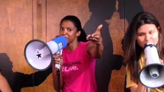 HAMILTON #Ham4Ham 7/20/15 "Right Hand Man" Renée Elise Goldsberry and Phillipa Soo HAMILTON