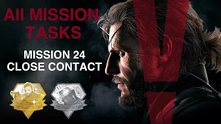 Metal Gear Solid V: The Phantom Pain - All Mission Tasks (Mission 24 - Close Contact)